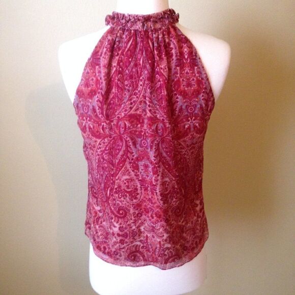 Ramy Brook New York Loretta Sleeveless Paisley Blouse XS - Picture 3 of 10